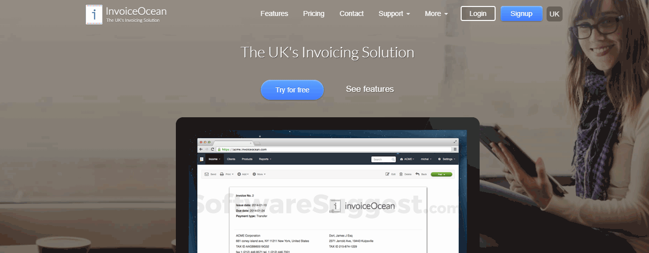 InvoiceOcean Screenshot1